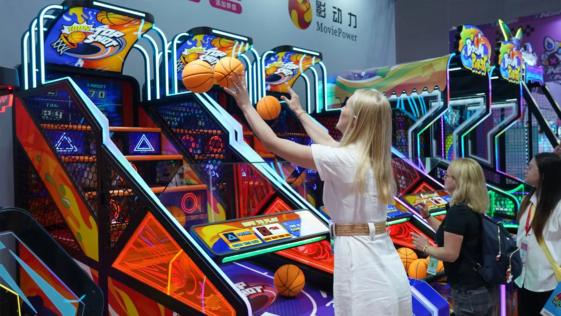 Top Shot Coin Operated Basketball Game Machine