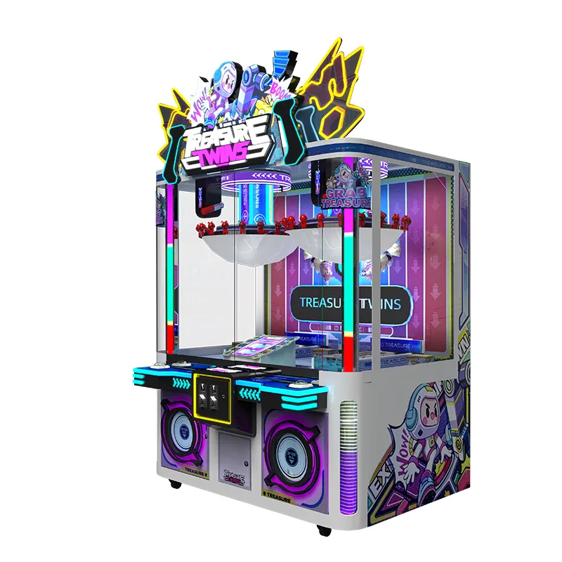 Treasure Twins 2 Players coin operated prize machine